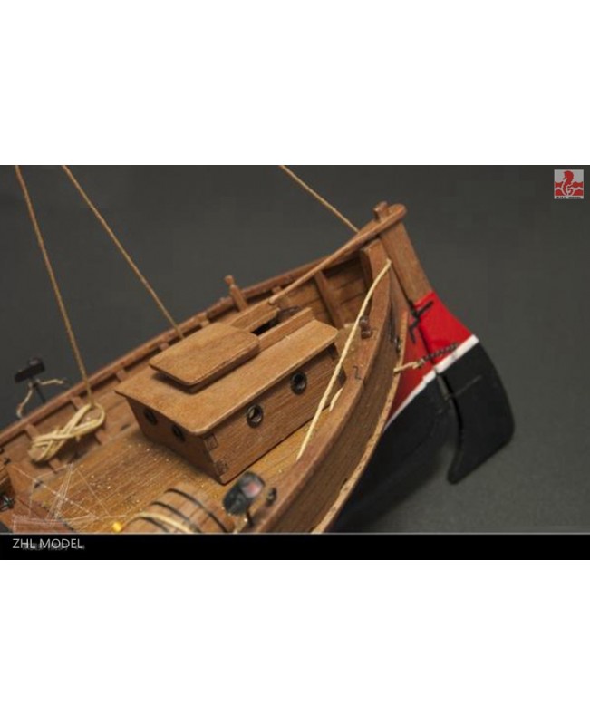 LEUDO Scale 1/48 430mm 17" Wood Ship Model Kit Sailboat model kit