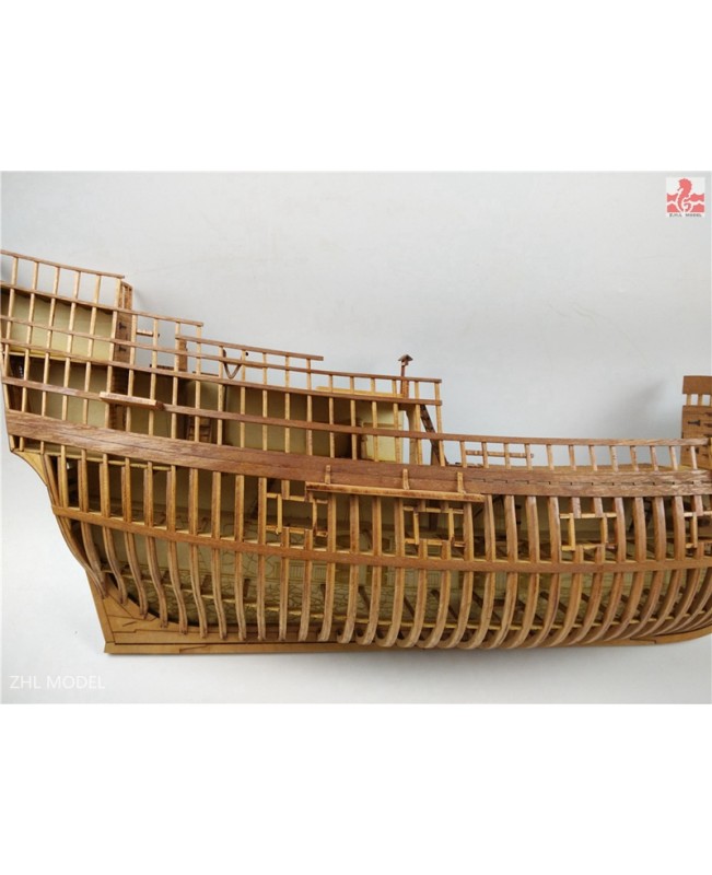Mayflower Cross section Scale 1:48 25“ 640mm  Wooden Model Ship Kit 