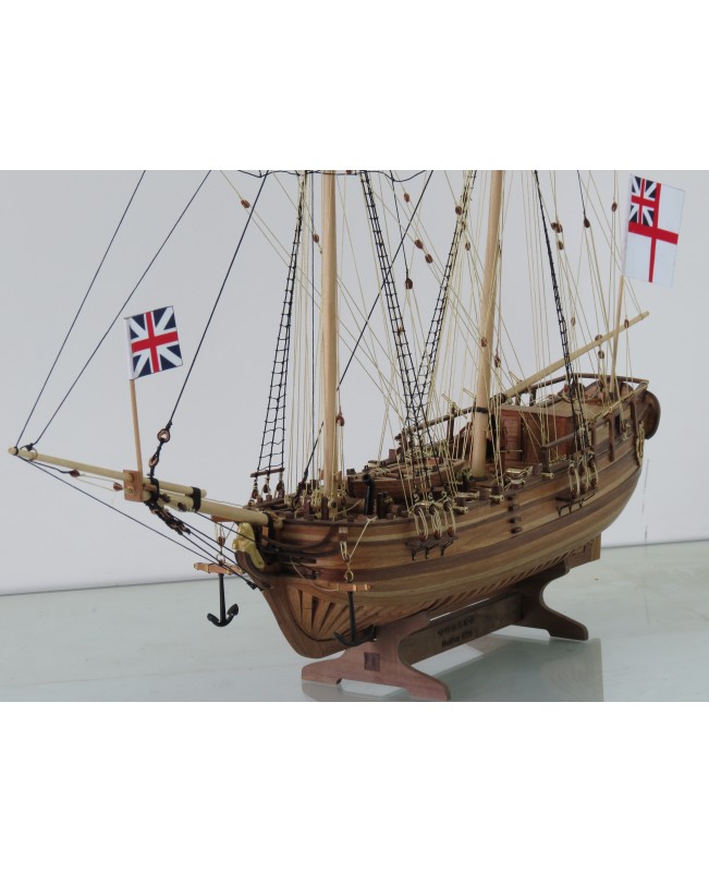 Halifax 1770 Scale 1/50 L 24.8" wooden model ship kits