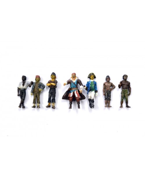 7 pieces puppets-Pirates of the Caribbean（The Bl...