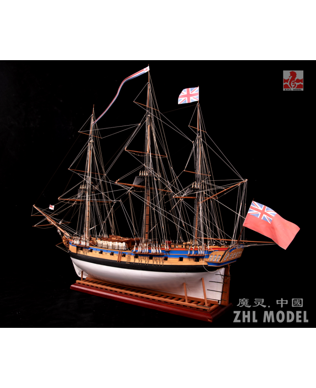 H.M.S PANDORA 1779 1/72 850mm 33.4” Wooden Model...