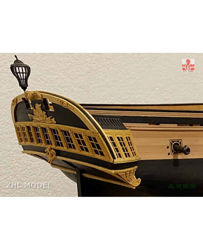 La Belle Poule 1780 1/72 670mm 26“ Wooden Model Ship Kit