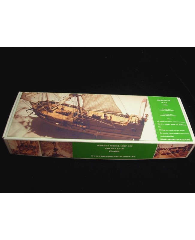 Golden Star scale 1/100 wooden model ship kit