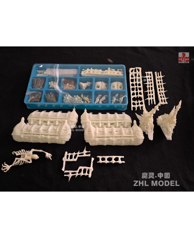 The second poles of the Flying Dutchman 2025 version wooden model ship kits scale 1:50