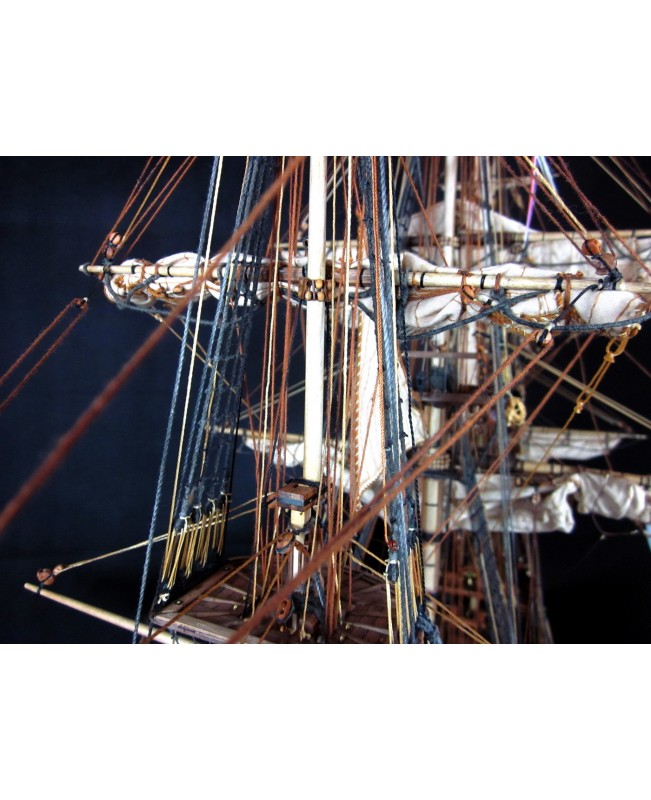 HMS Royal Caroline 1749 Boxwood carvings with mast 1/30 wooden model ship kits