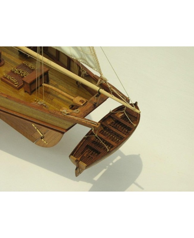 HARVEY 1847 Scale 1/50 921mm 36.2" Wood Model Ship Kit 