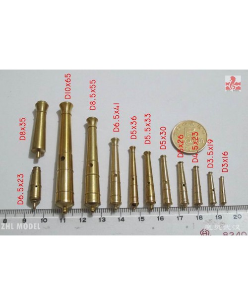 Brass CNC cannon for the kinds wooden model ship k...