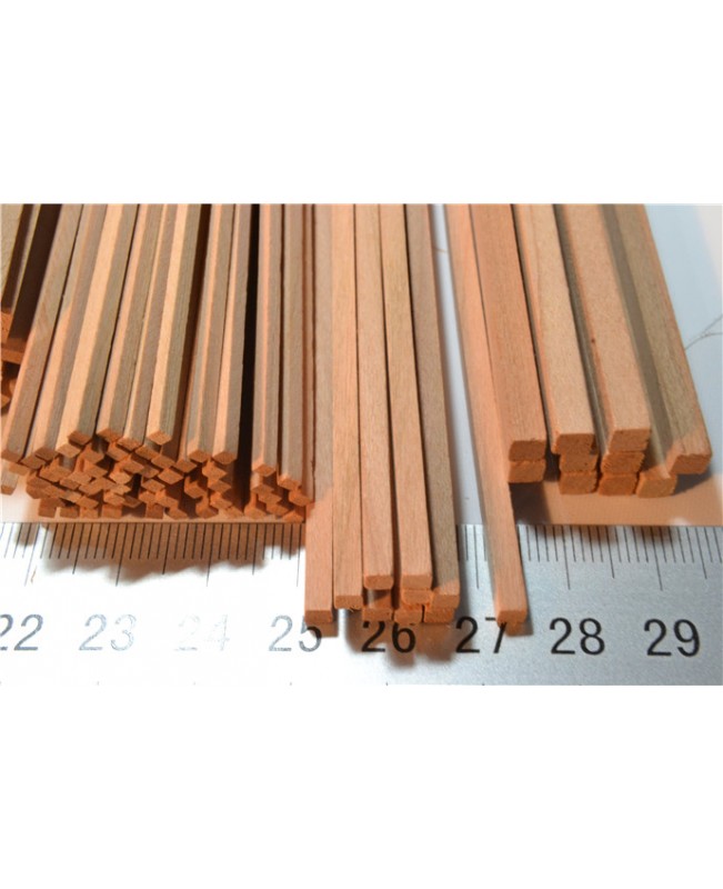Cherry Wood Strips 3-12mm Thick 2 Pieces
