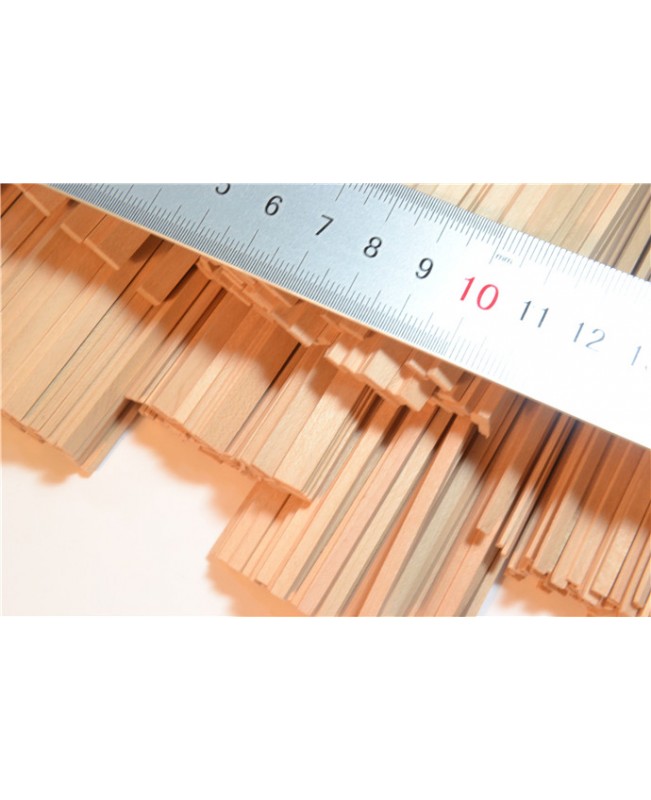 Pear wood strips 0.6-2mm Thick 25 Pieces