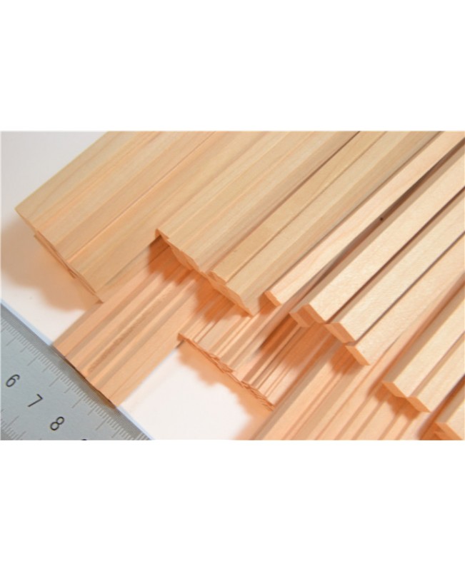 Pear Wood Strips 3-12mm Thick 2 Pieces