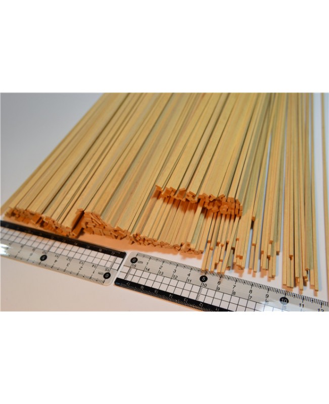 Indonesian timber Wood Strips 0.6-2mm Thick 25 Pieces