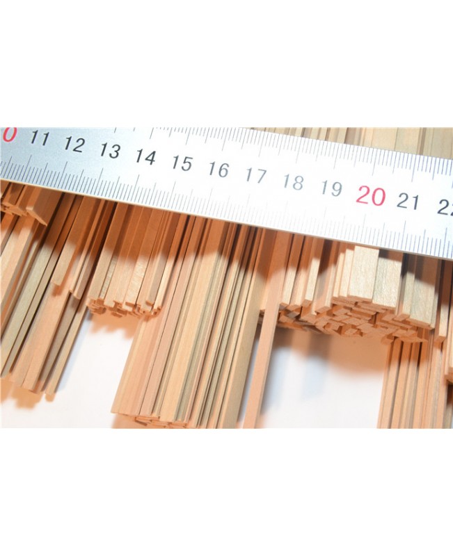 Pear wood strips 0.6-2mm Thick 25 Pieces